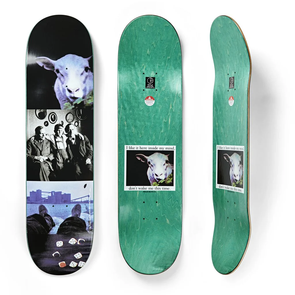 Polar Skate Co Team I Like It Here Sheep Skateboard Deck - 8.75 - Image 2