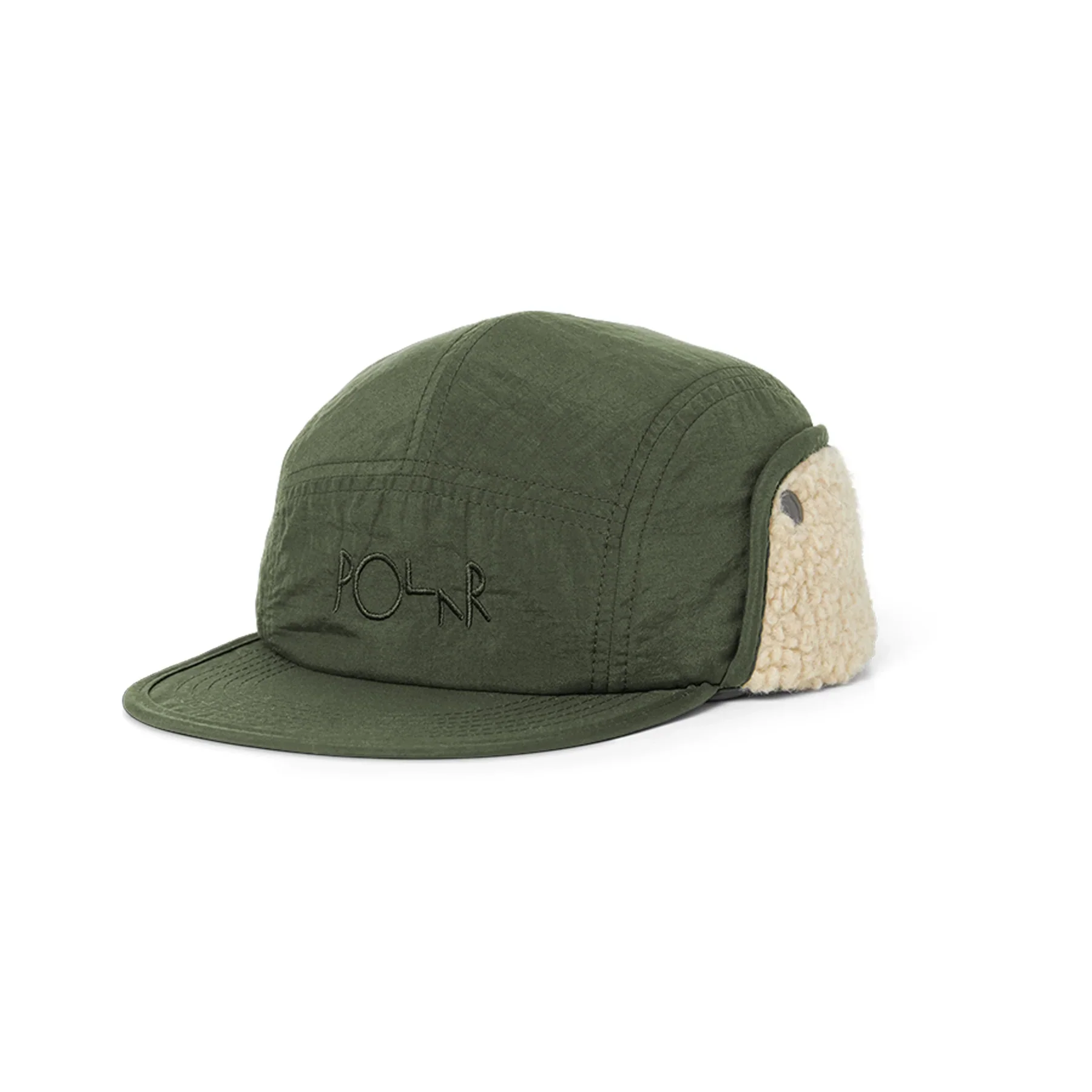 Polar Skate Co Vilde Flap Cap | Sherpa - Army Green