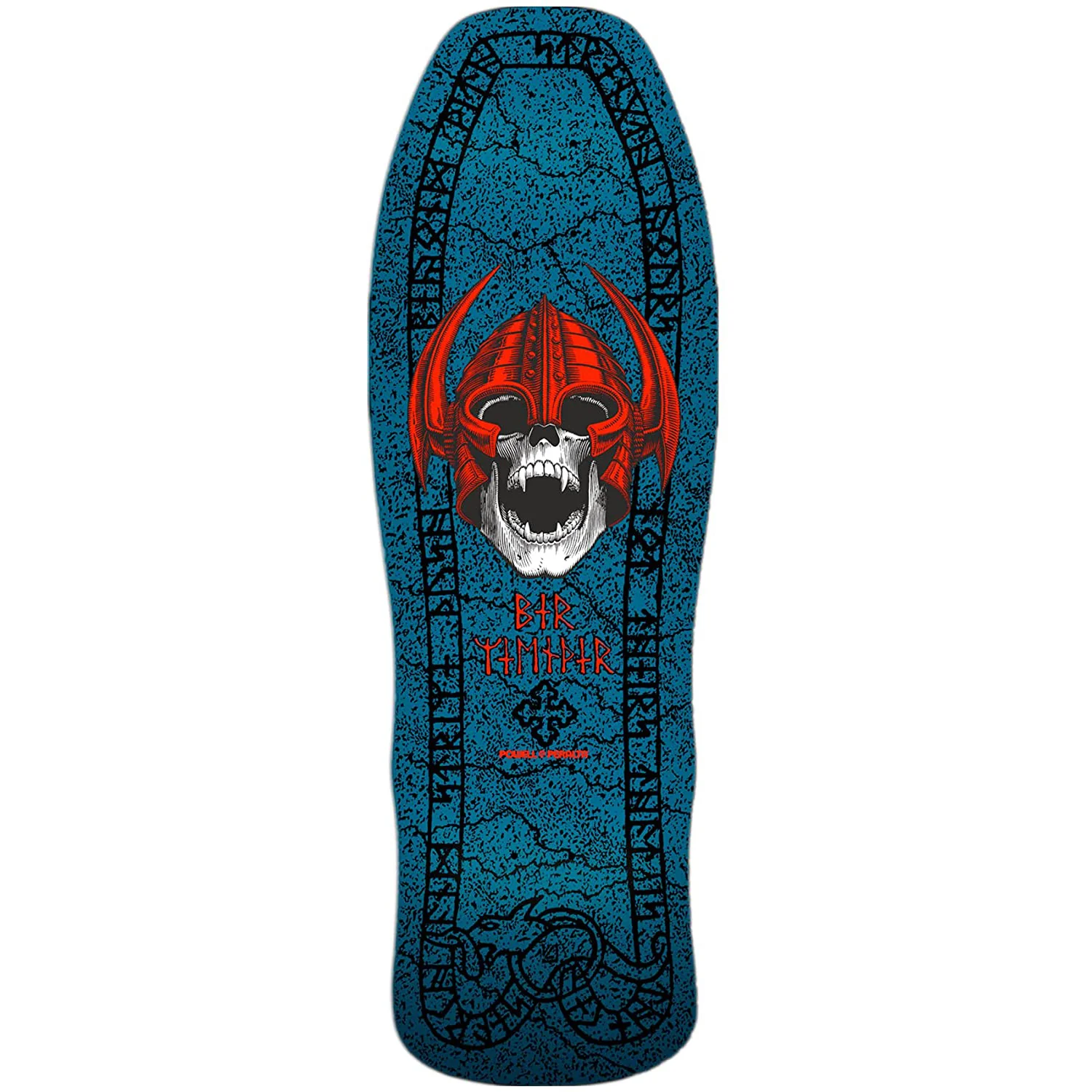 Powell Peralta Per Welinder Nordic Skull Blue Reissue Deck - 9.625