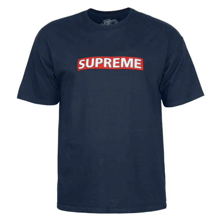 Powell Peralta Supreme Tee - Navy - Image 2