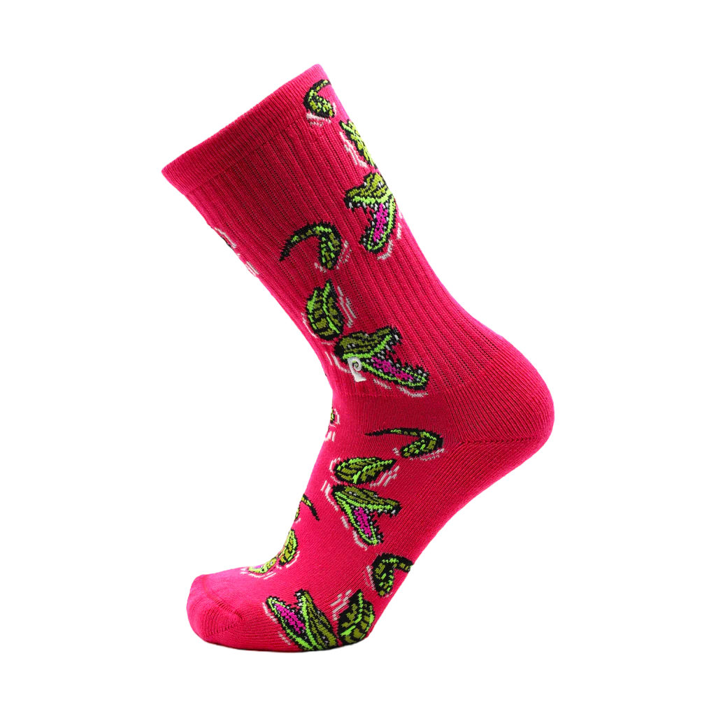 Psockadelic Croc Socks - Pink