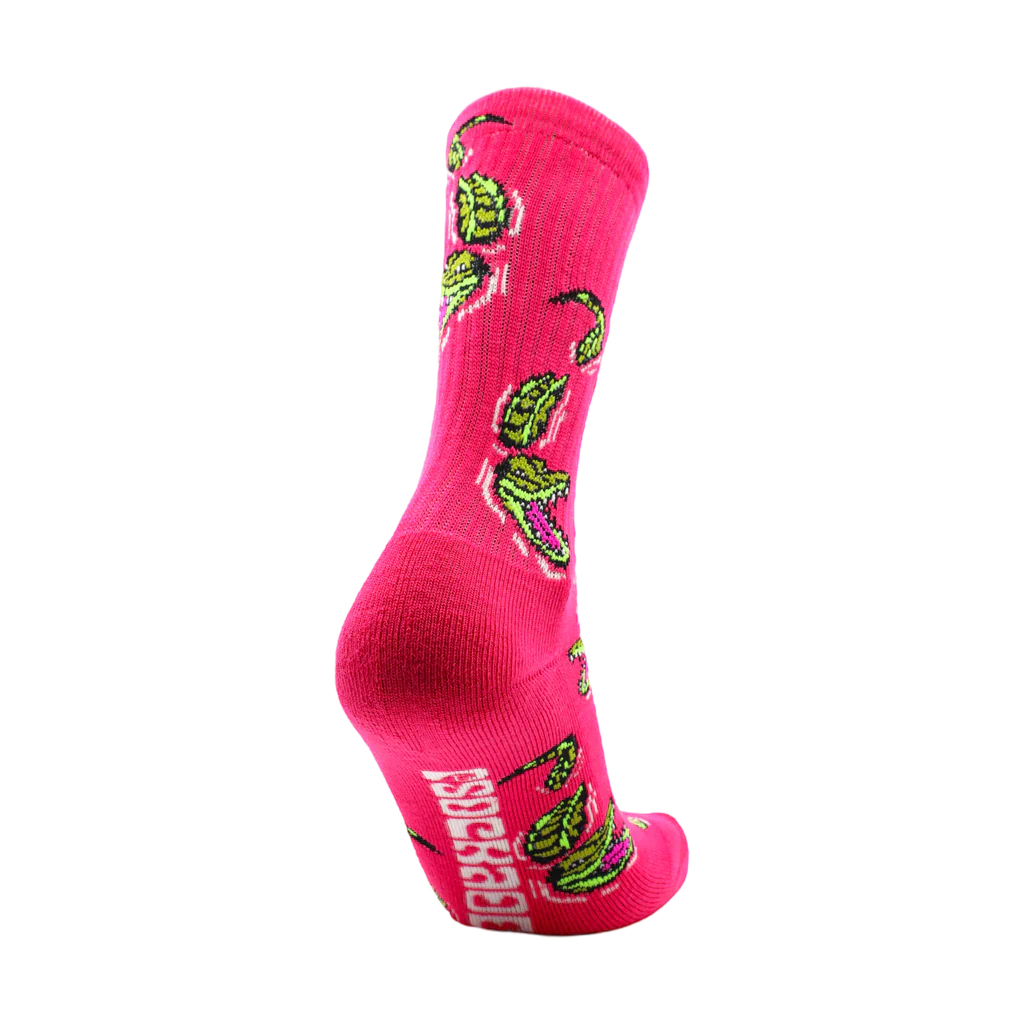 Psockadelic Croc Socks - Pink - Image 3