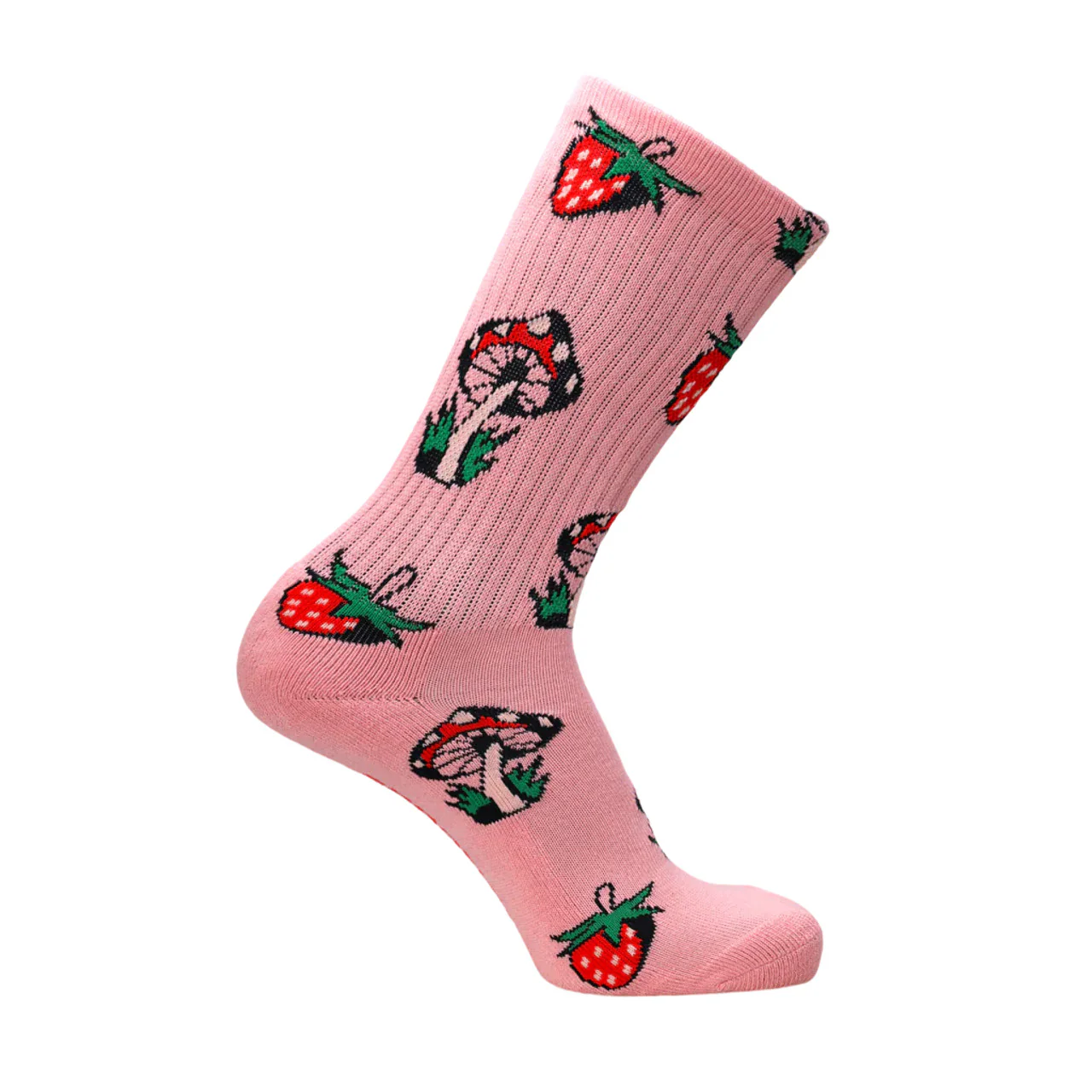Psockadelic Strawberry Trip Socks - Pink - Image 2