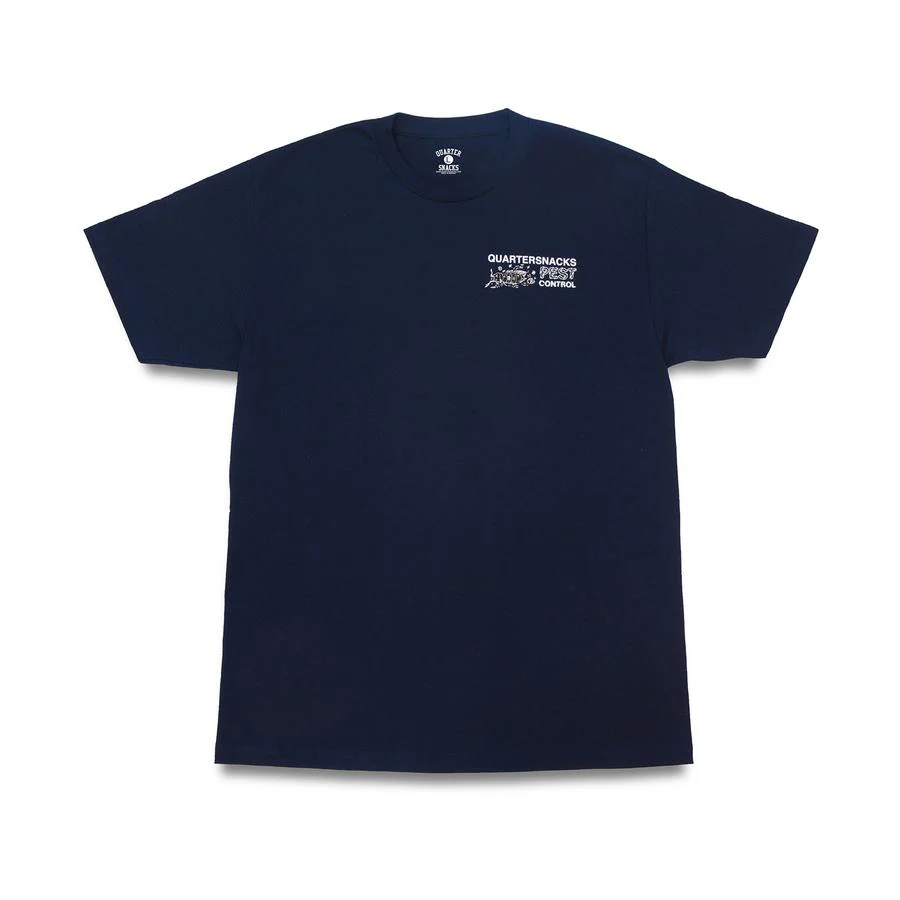 Quartersnacks Pest Control T-Shirt - Navy - Image 2