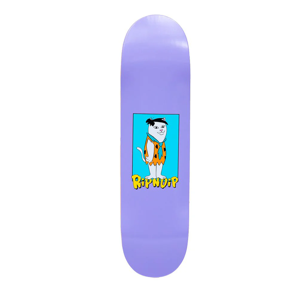 RIPNDIP Bedrock Purple Skateboard Deck - 8.00