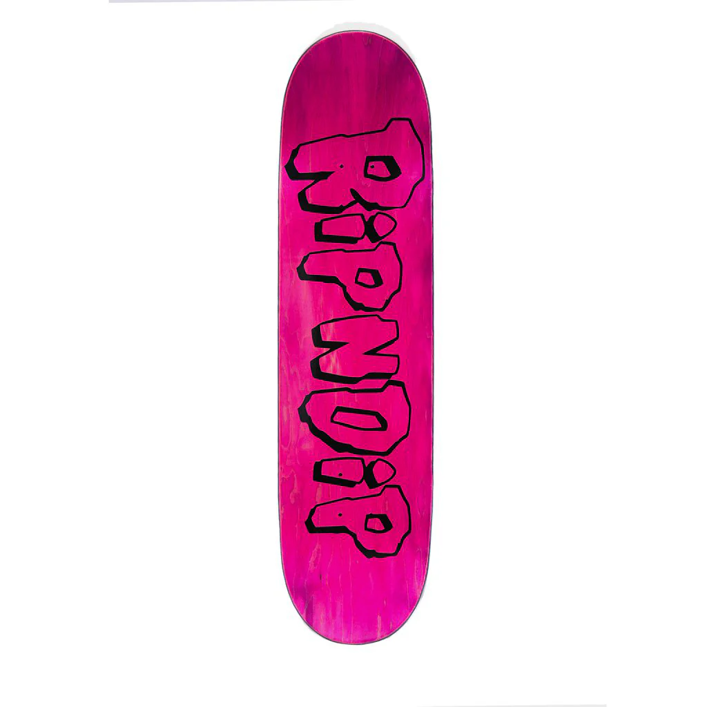 RIPNDIP Bedrock Purple Skateboard Deck - 8.00 - Image 2