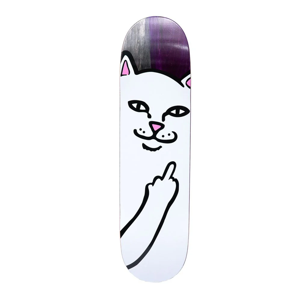 RIPNDIP Lord Nermal Skateboard Deck Purple/Black - 8.25