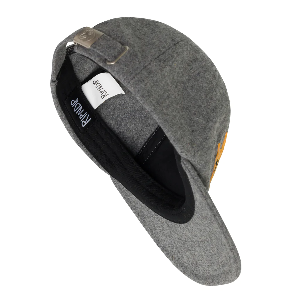 Rip N Dip RipnLit 6 Panel Wool Strapback cap - Charcoal - Image 3