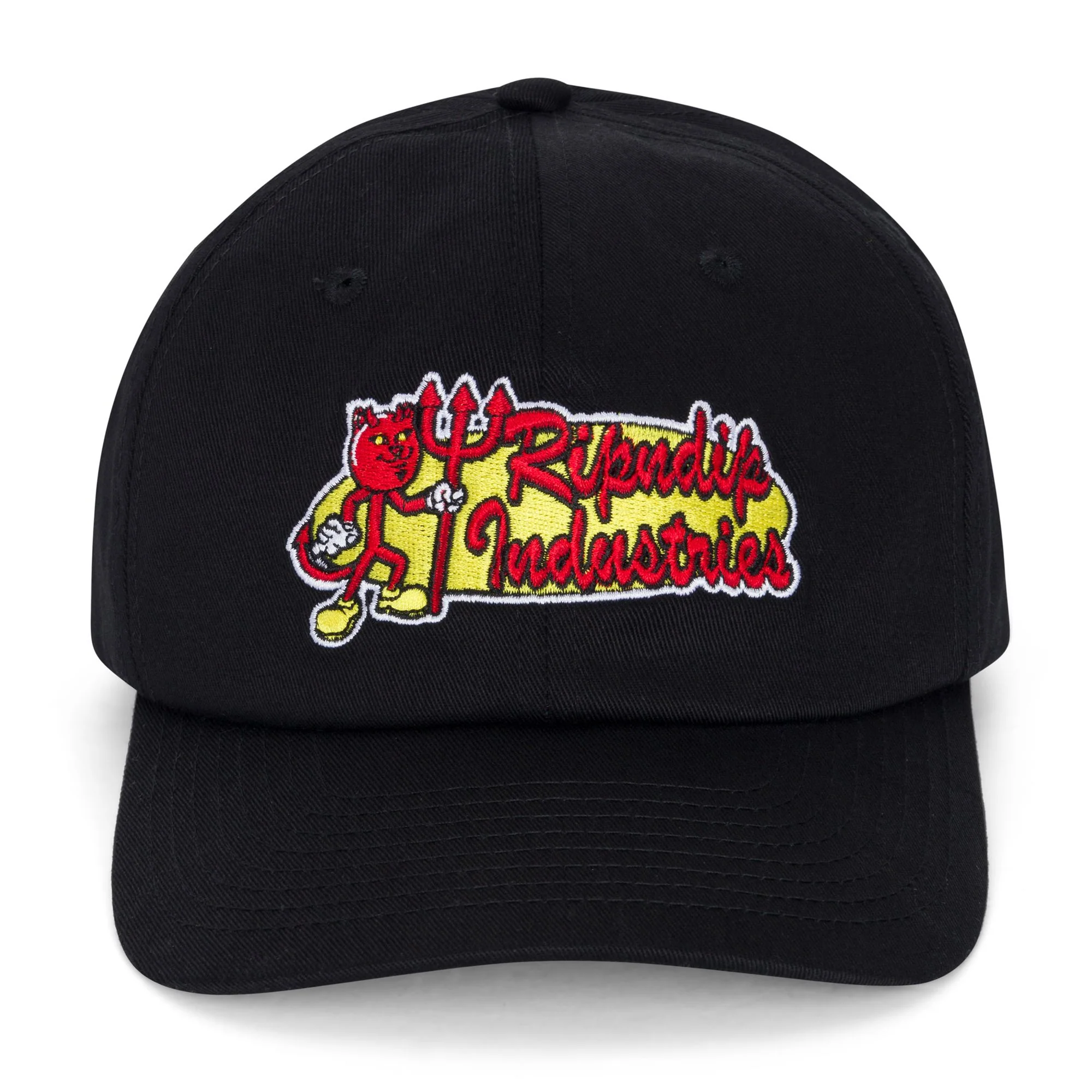 Rip N Dip x World Industries RIPNDIP Industries 6 Panel Strapback Cap - Black