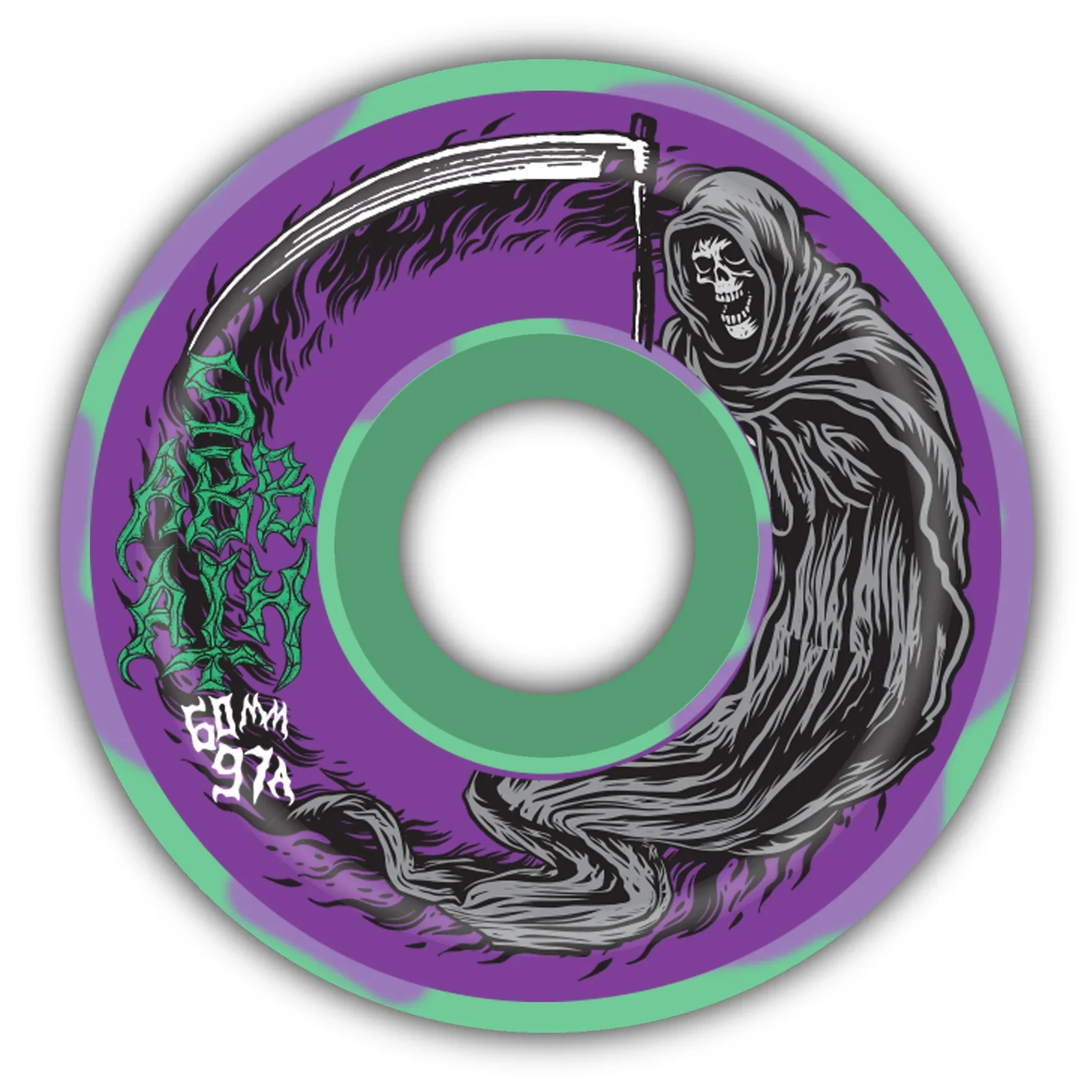 Sabbath Death Wizard Devil's Formula Conical Skateboard Wheels 60mm 97a