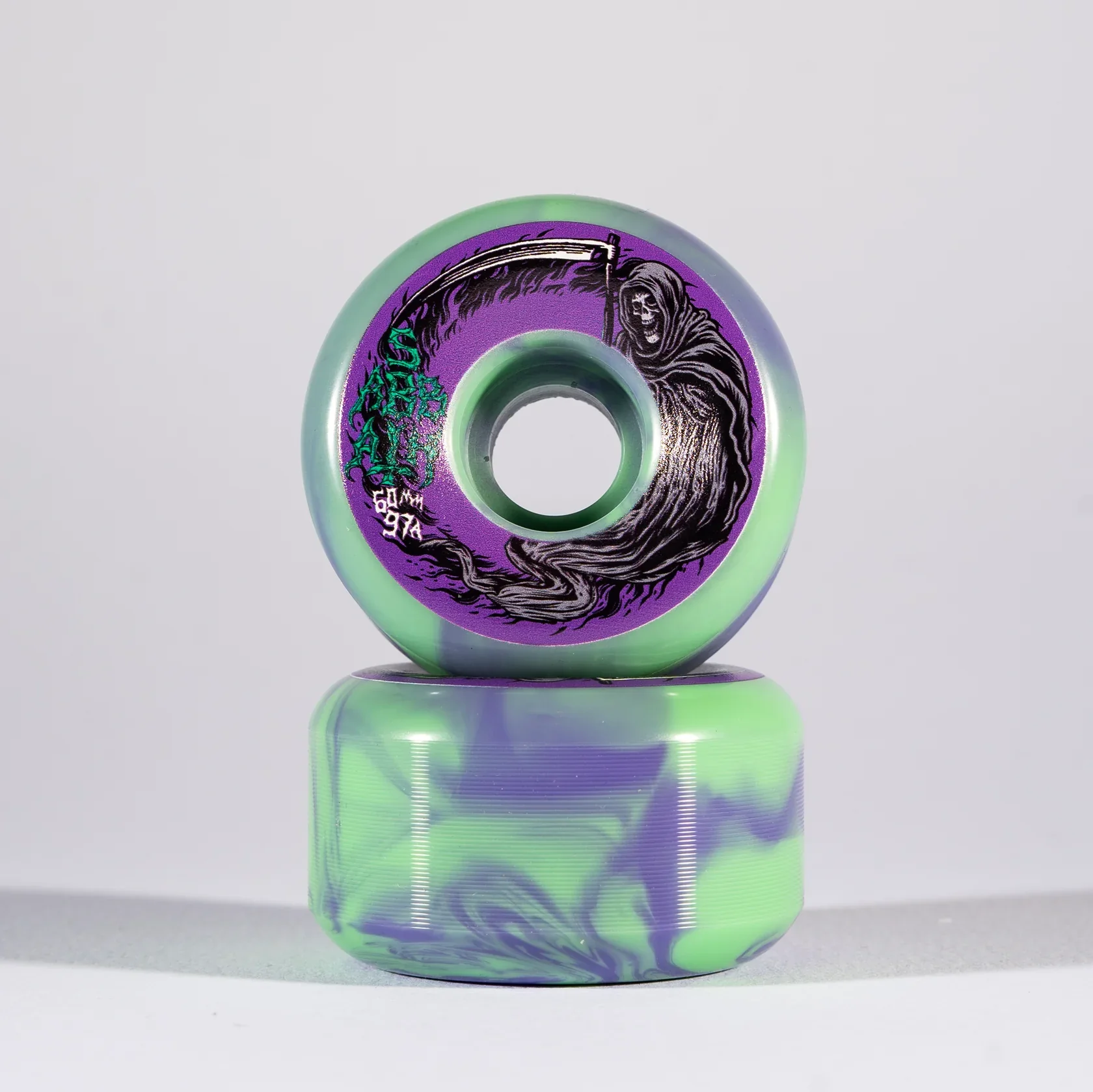 Sabbath Death Wizard Devil's Formula Conical Skateboard Wheels 60mm 97a - Image 2
