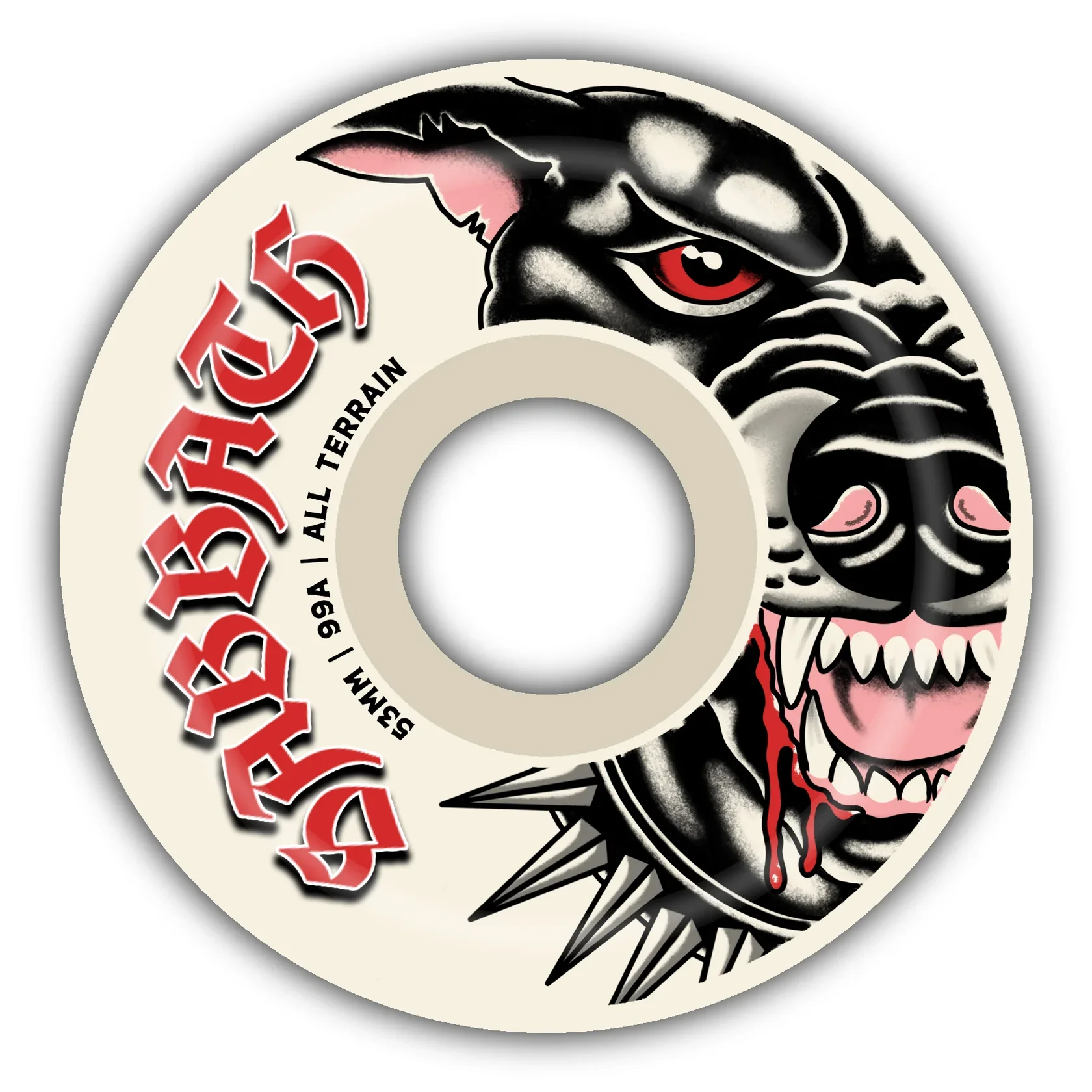 Sabbath Hell Hound Devil's Formula OG Slim Skateboard Wheels 53mm 99a