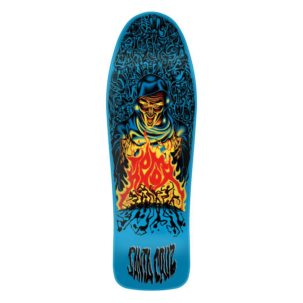 Santa Cruz Knox Firepit Reissue Skateboard Deck - 10.07