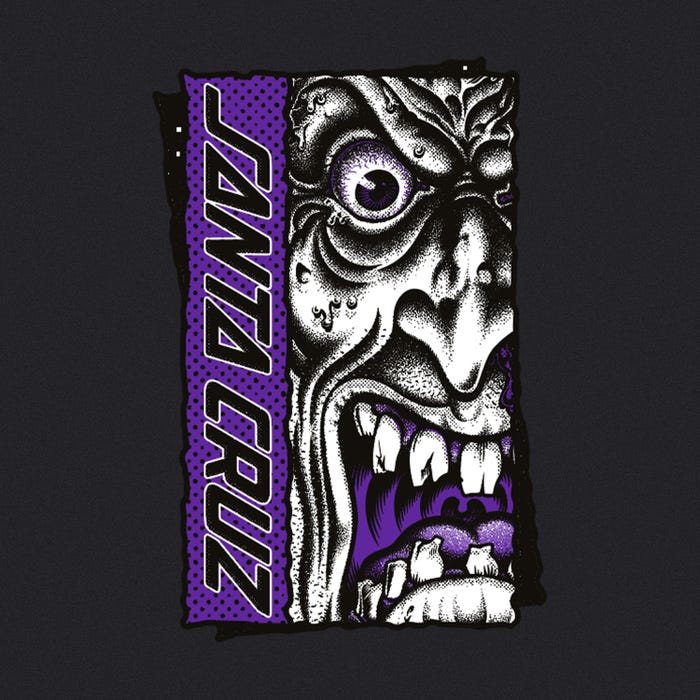 Santa Cruz Roskopp Rigid Face Front Hood - Black - Image 2