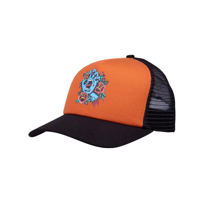 Santa Cruz Screaming Flash Meshback Cap - Terracotta / Black