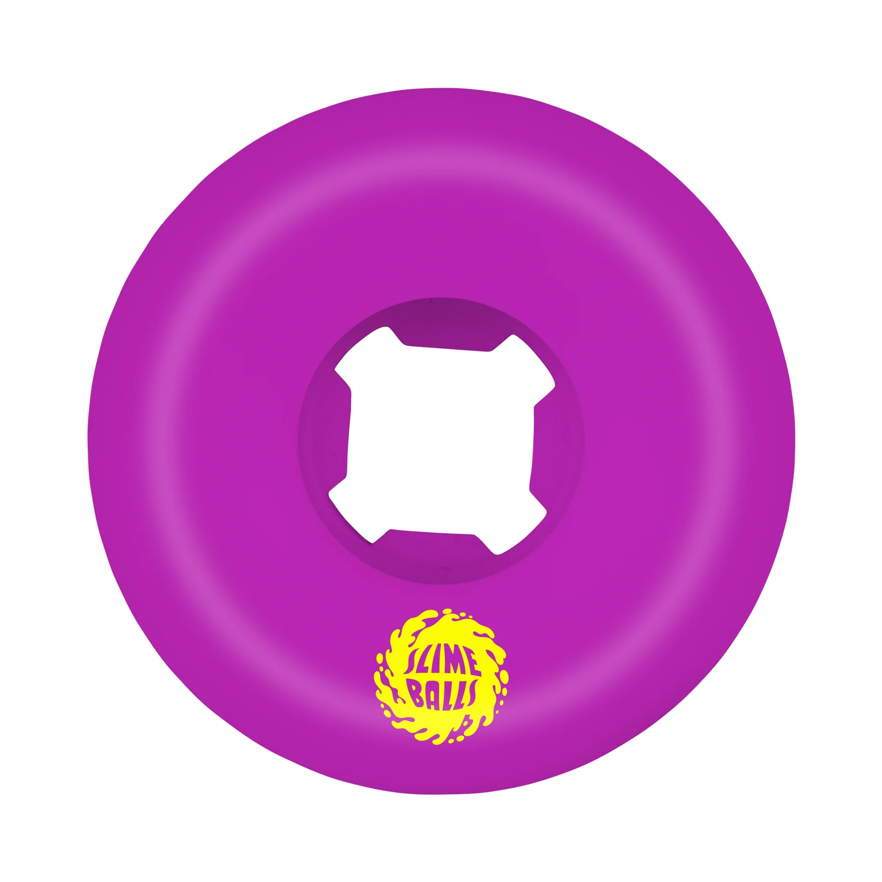 Santa Cruz Slime Balls Slime Web Skateboard Wheels 99a - 54mm Purple - Image 3