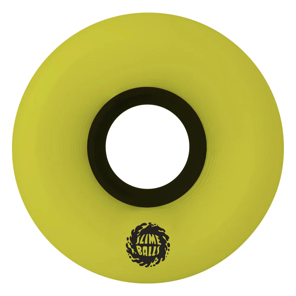 Santa Cruz Slime Balls Surfer Mini OG 54mm 78a - Slime Yellow - Image 3