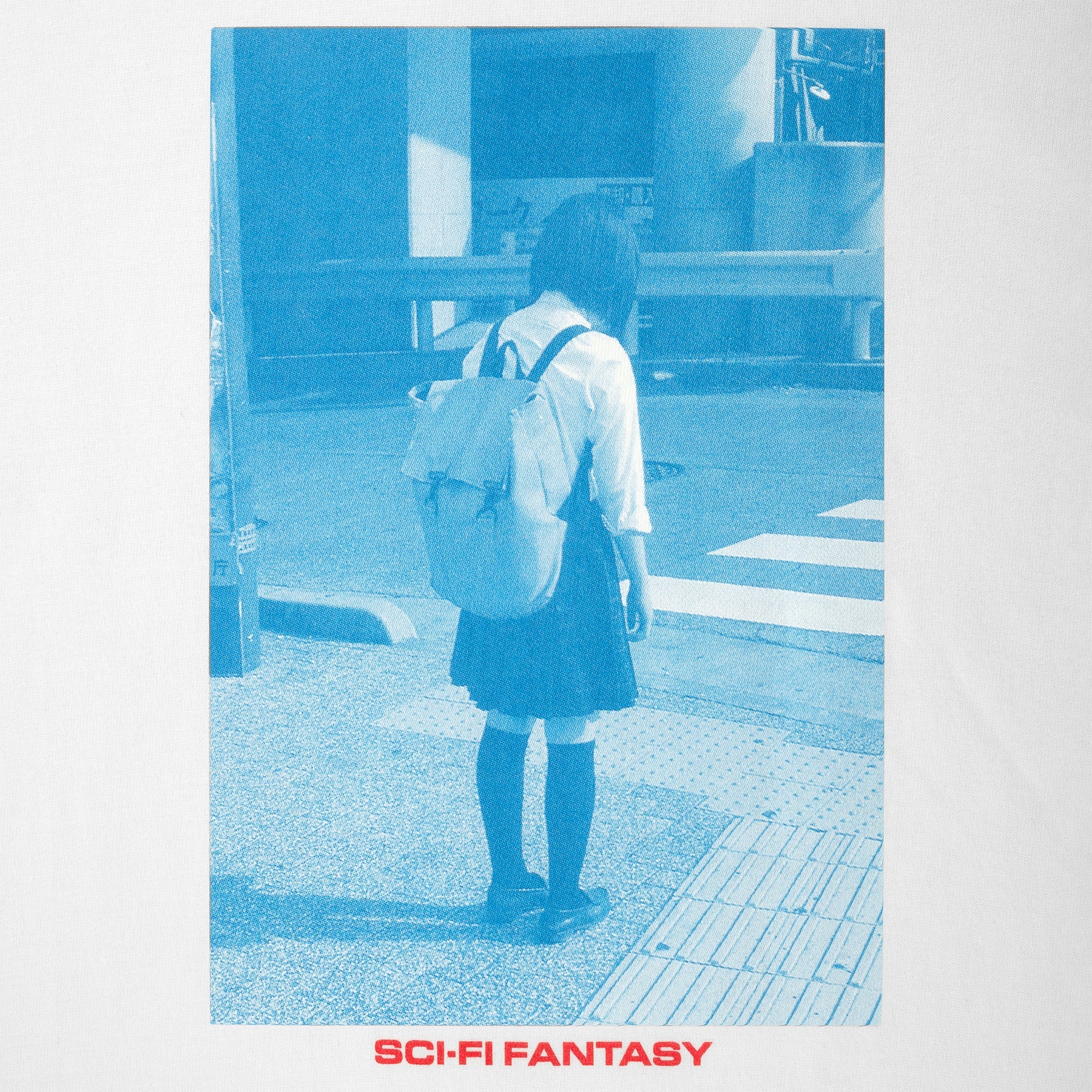 Sci-Fi Fantasy Cruel Technology Tee - White - Image 2