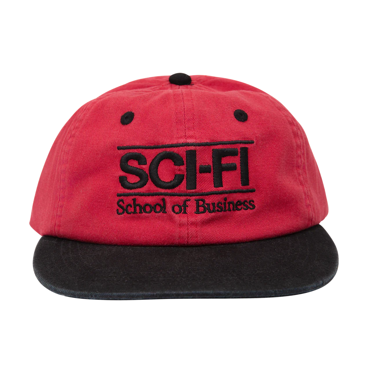Sci-Fi Fantasy School Of Business Cap - Red / Black
