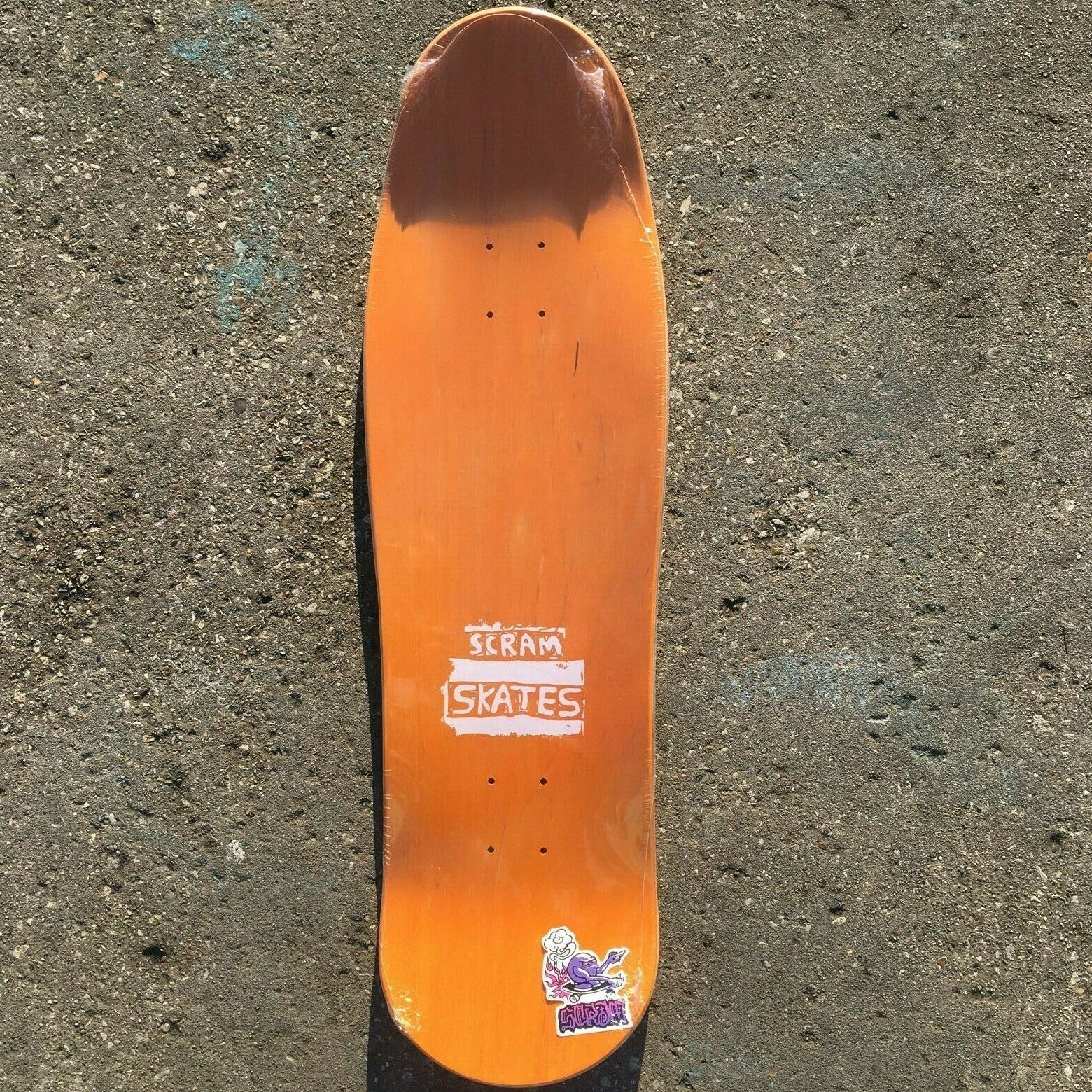 Scram Skate We Are Fucking Evil Shaped Skateboard Deck - 9.5 - Image 2