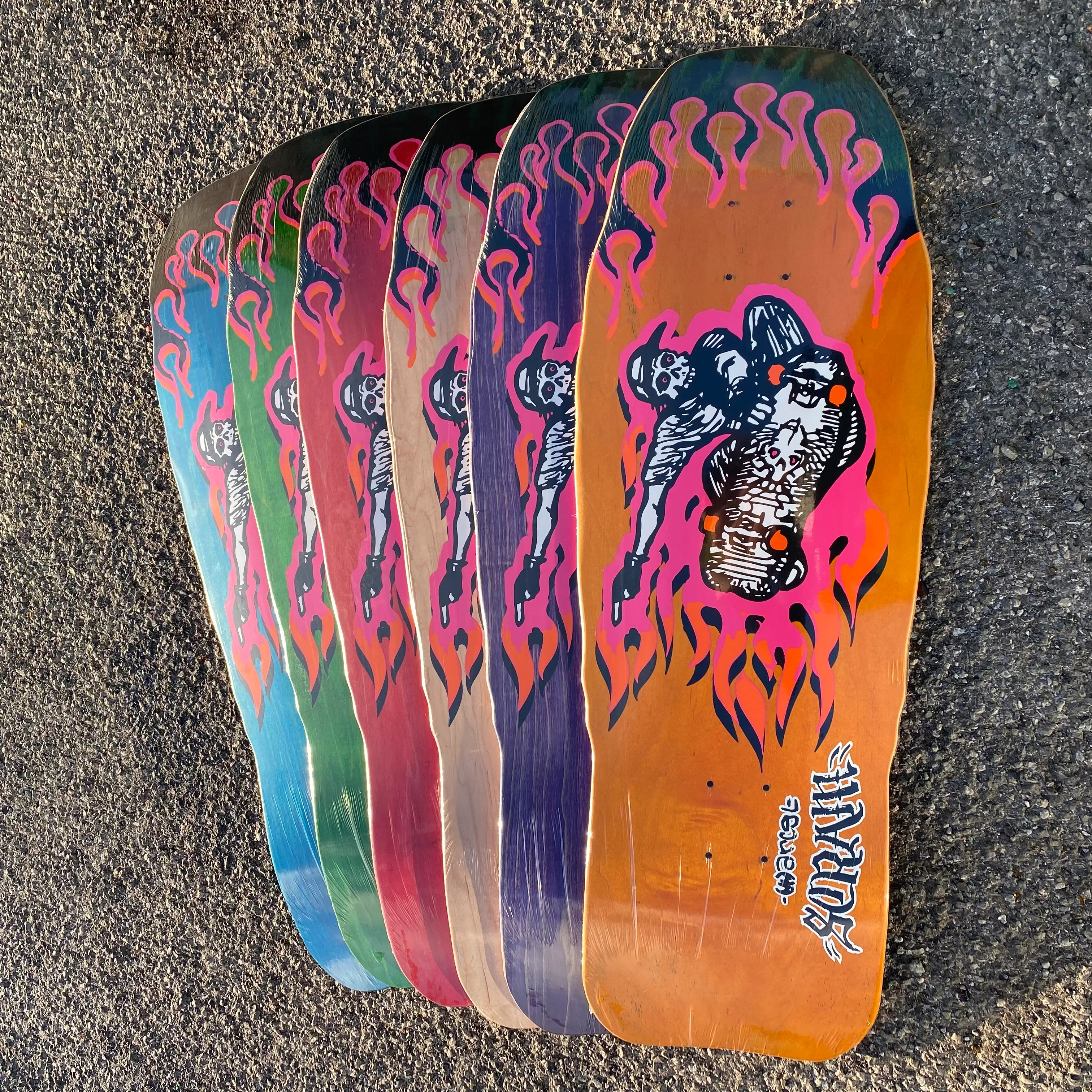 Scram Skates Gnarcel Limit Skateboard Deck - 10.5 (Assorted Wood Stain) - Image 2