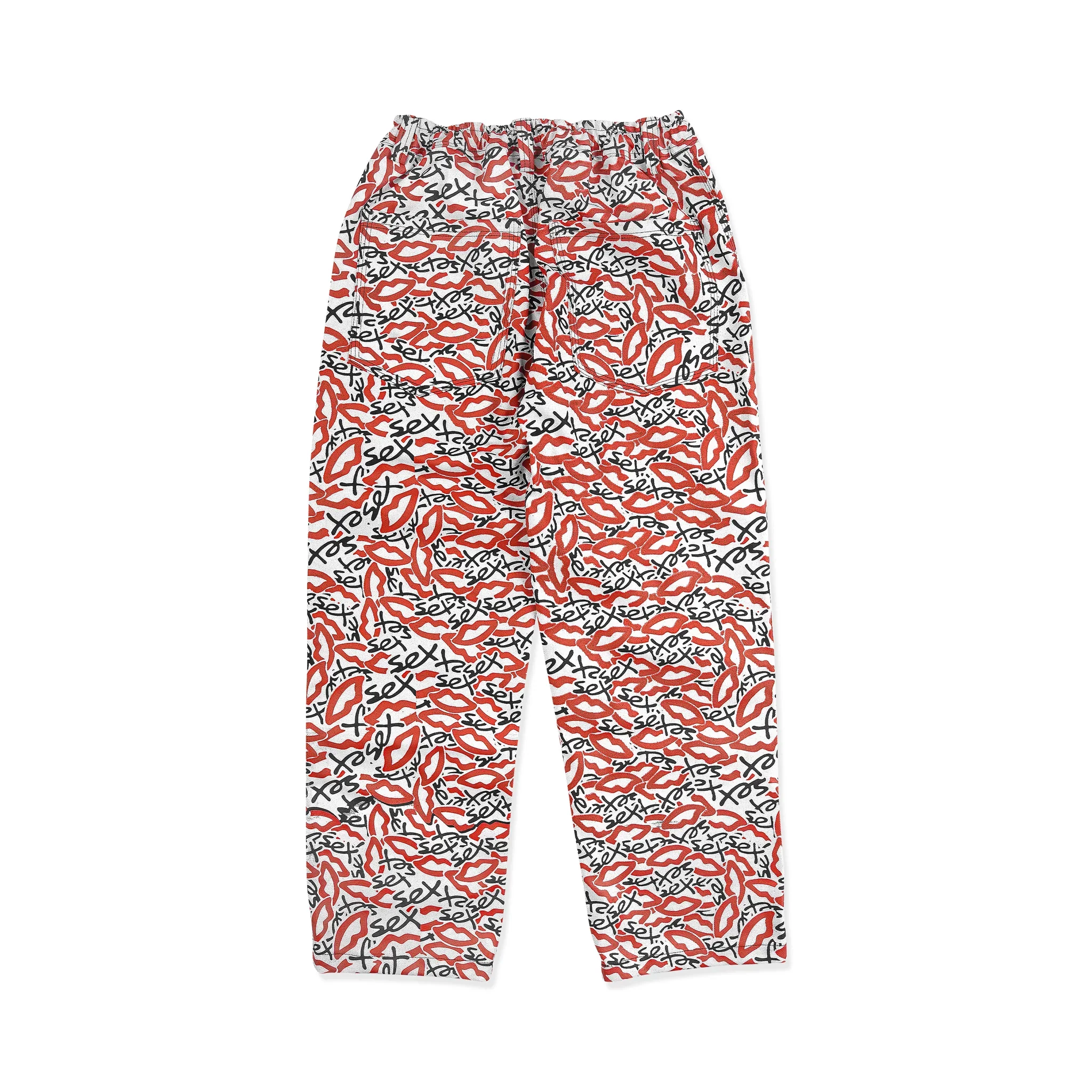 Sex Skateboards Camo Baggy Fit Denim - White - Image 2