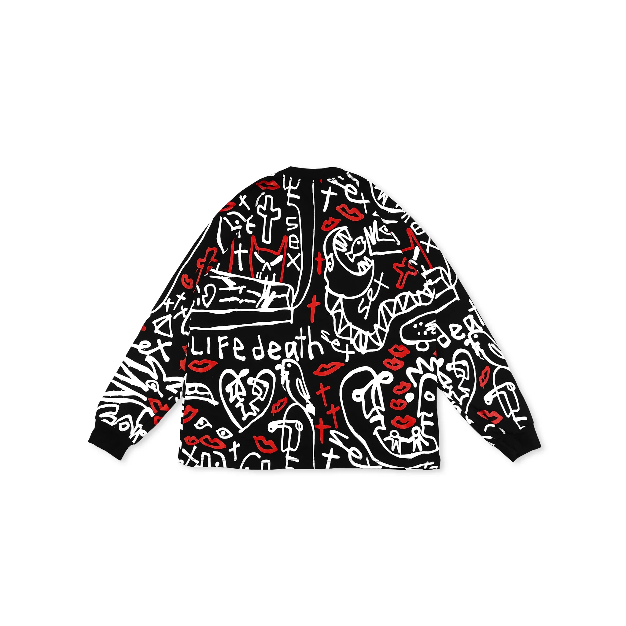 Sex Skateboards Luigis Long Sleeve Tee - Black - Image 2
