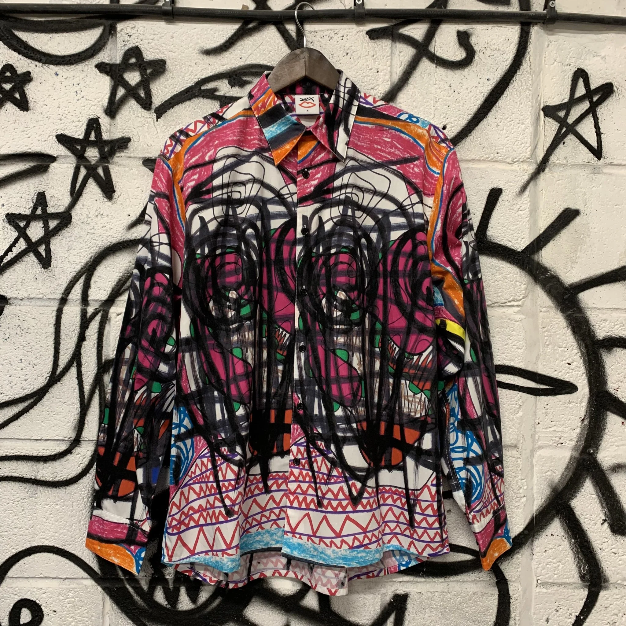 Sex Skateboards MESS Button Up Shirt