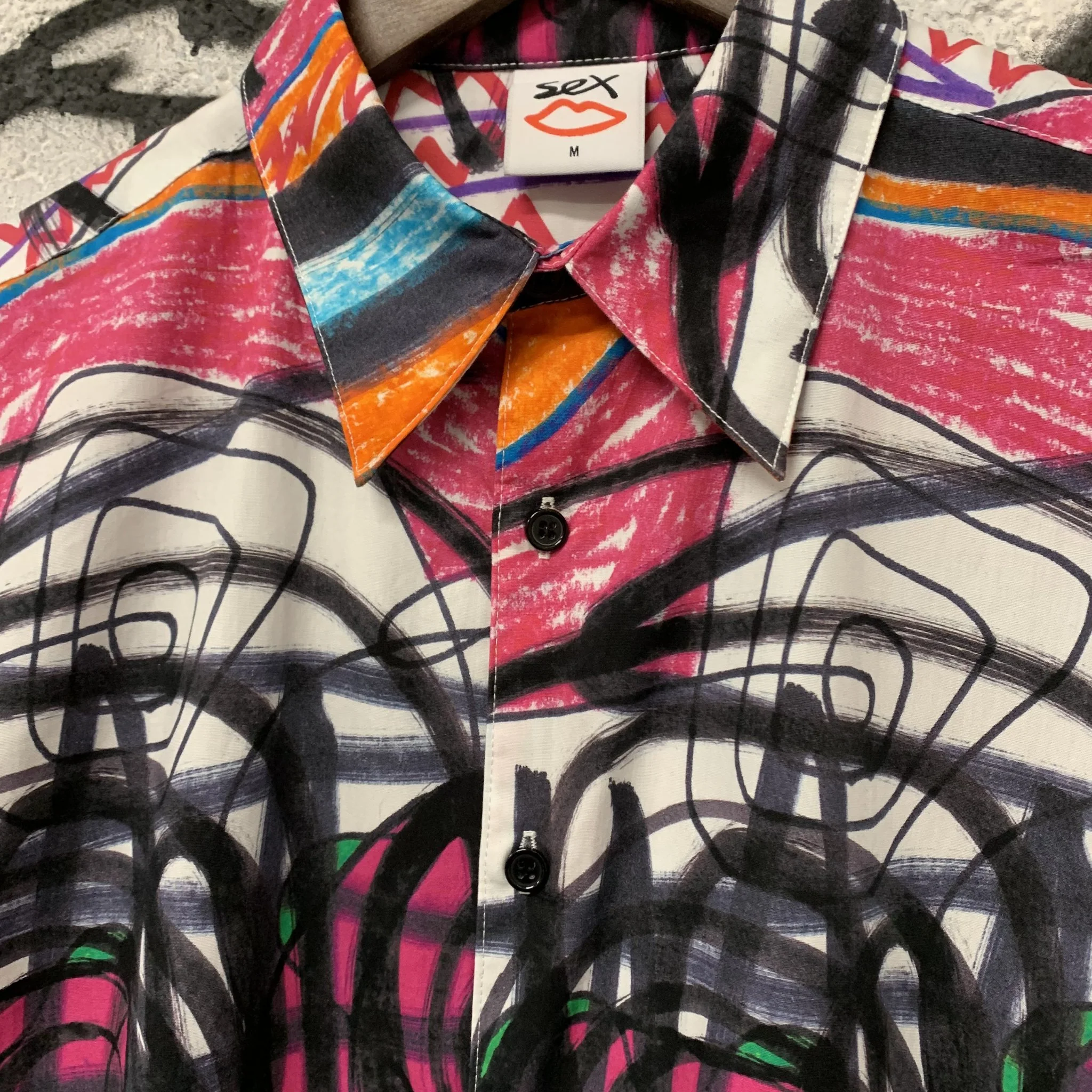 Sex Skateboards MESS Button Up Shirt - Image 3