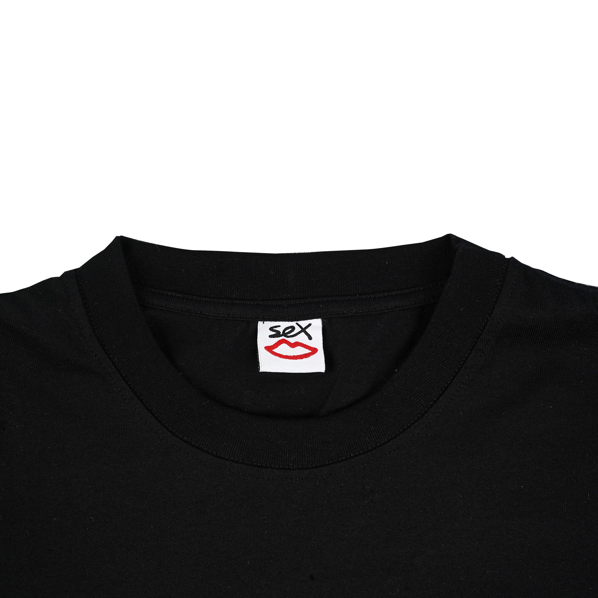 Sex Skateboards Mini Embroidered Logo Long Sleeve Tee - Black - Image 3