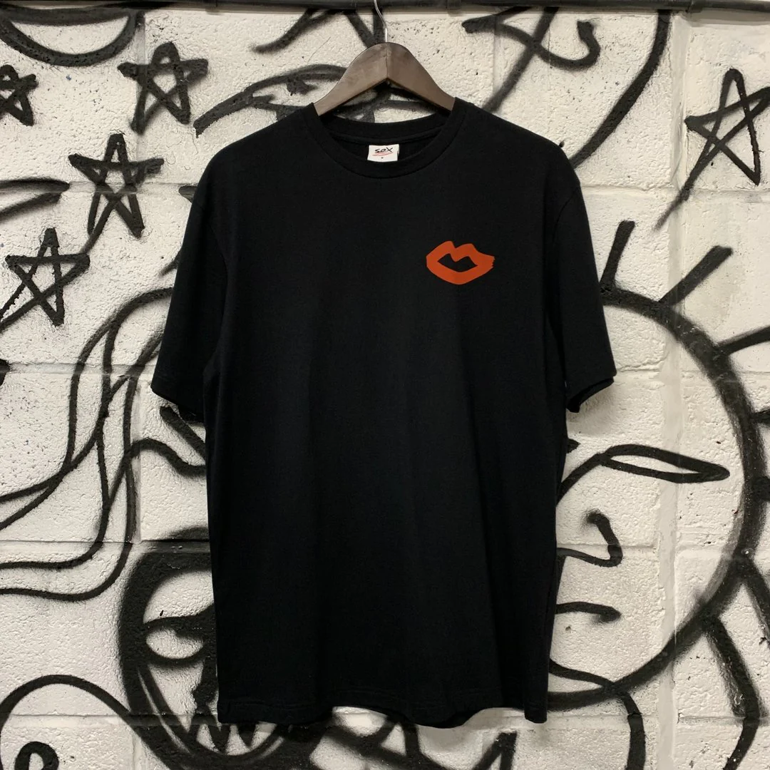 Sex Skateboards Skull Backprint T-Shirt