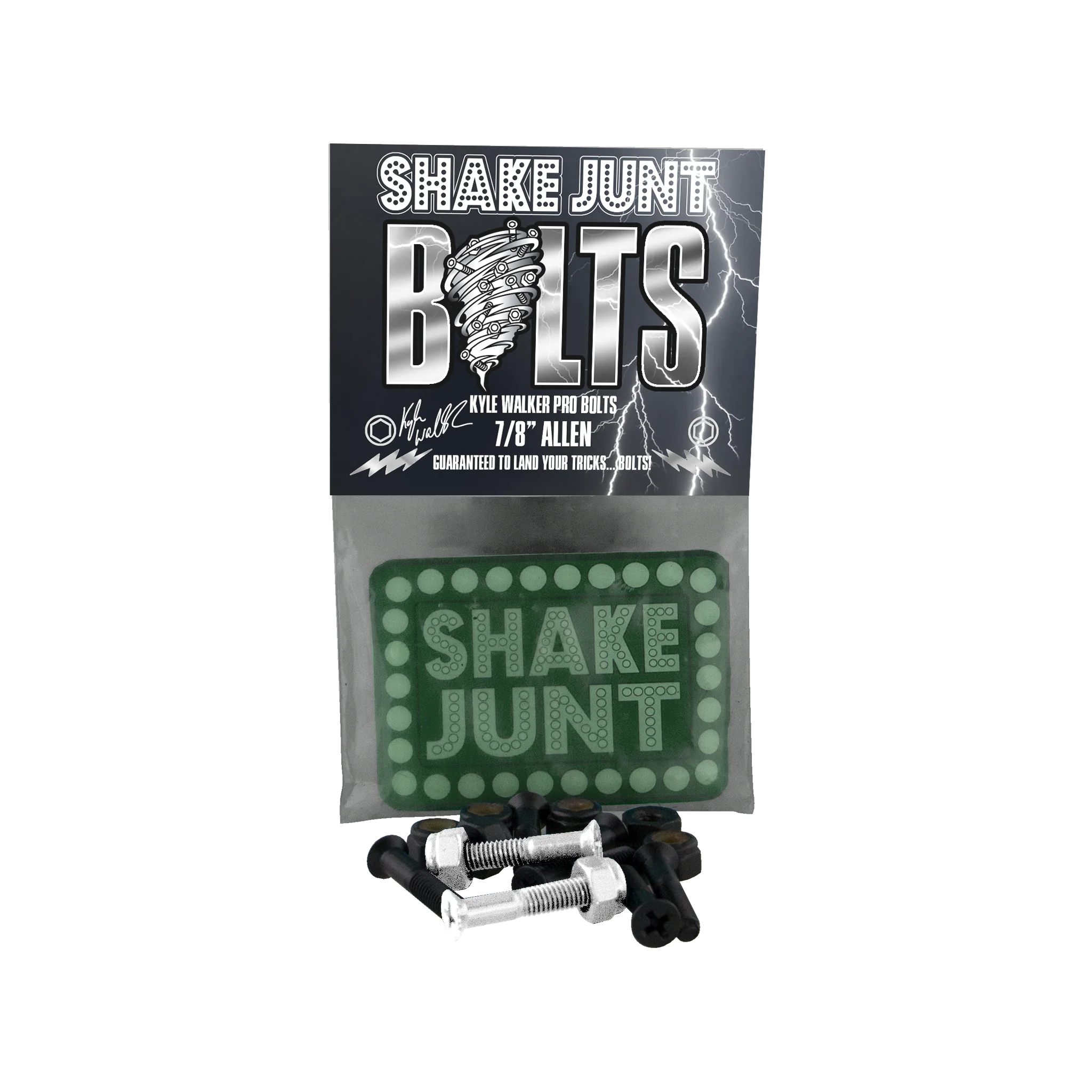 Shake Junt Skateboard Fixing Bolts Kyle Walker Pro Bolts - 1" Allen Key