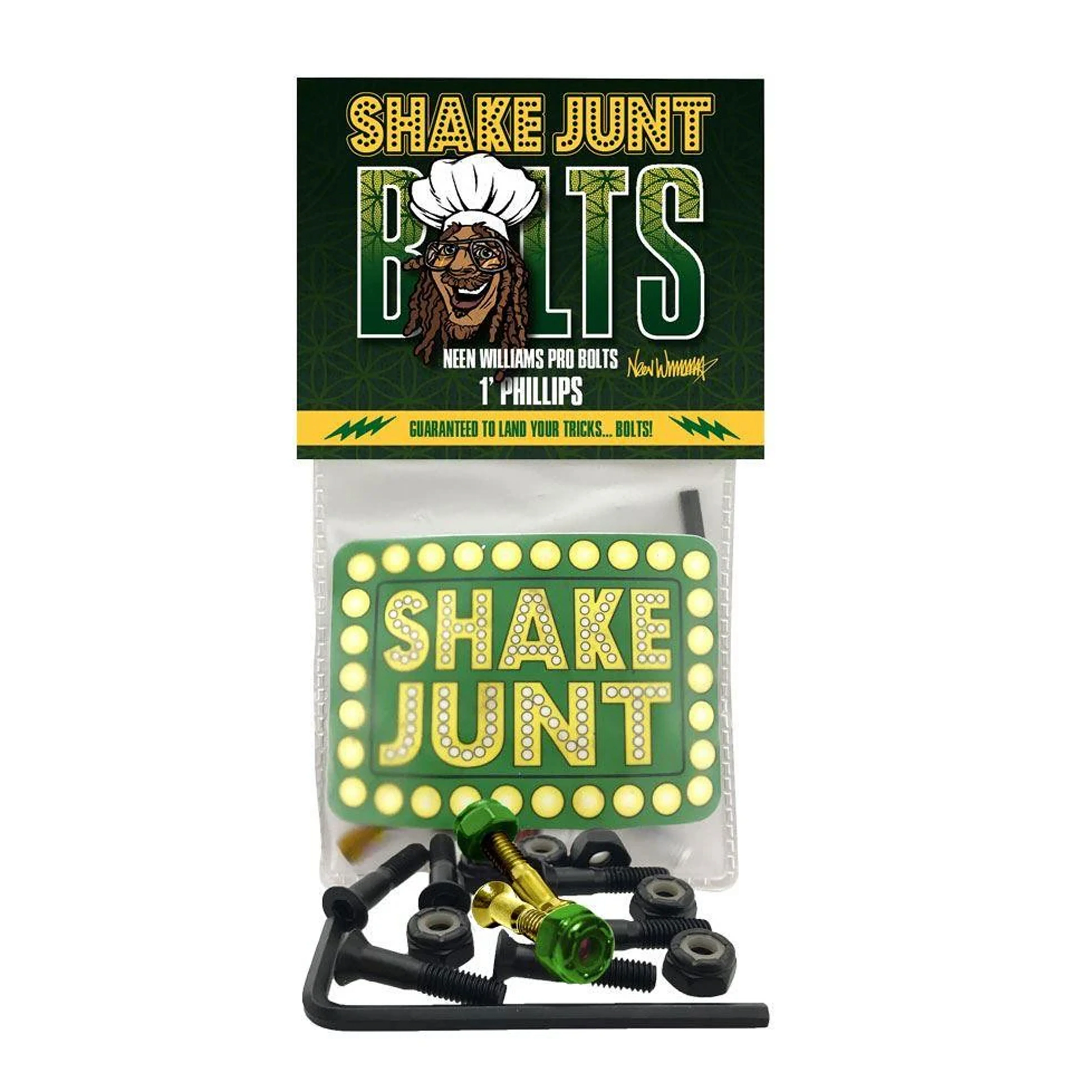 Shake Junt Skateboard Fixing Bolts Neen Williams Pro Bolts - 1" PHILLIPS Key