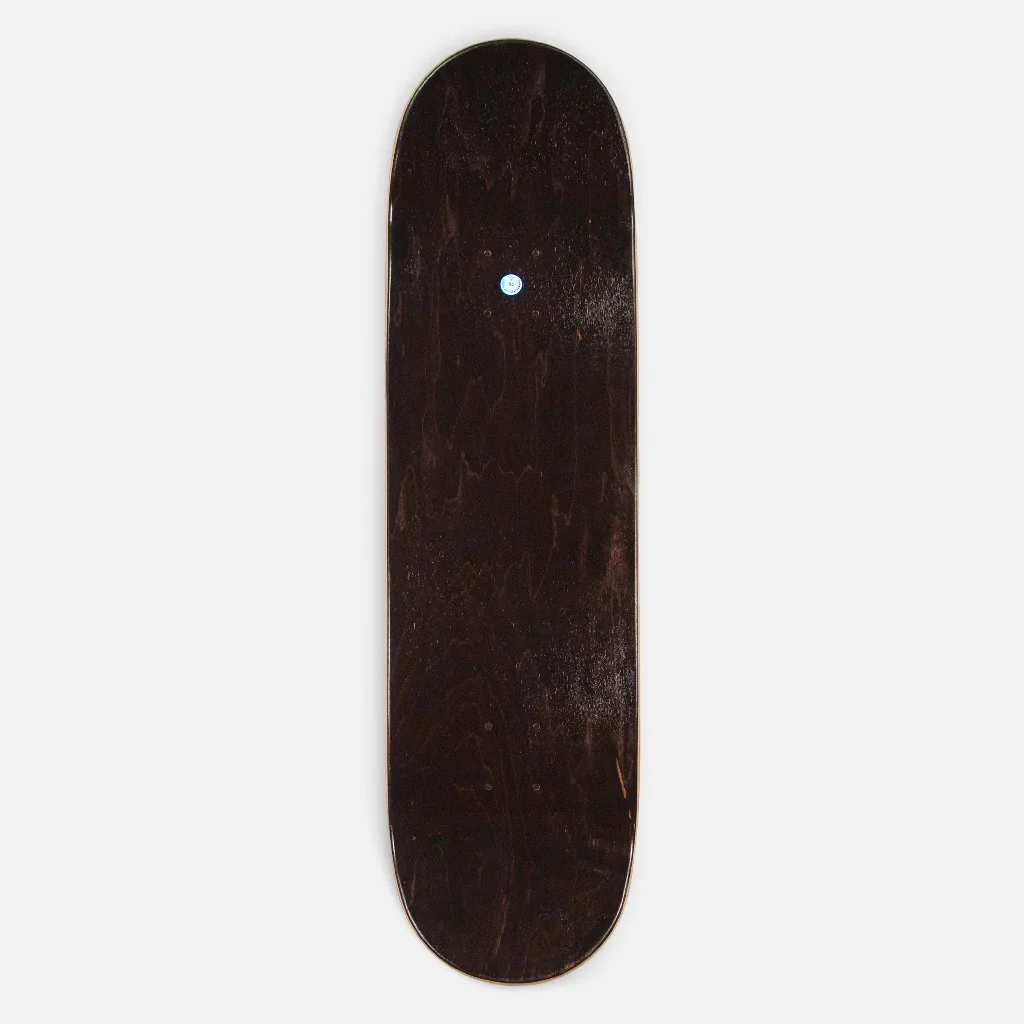 Short Straw Fadeaway Logo Blue Skateboard Deck - 8.35 - Image 2