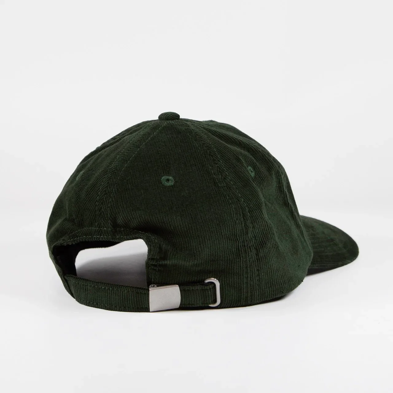 Short Straw Harvey Corduroy Cap - Green - Image 3