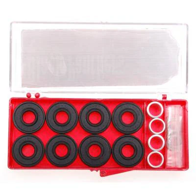 Shortys Black Panthers Bearings Abec 7 Red - Image 2