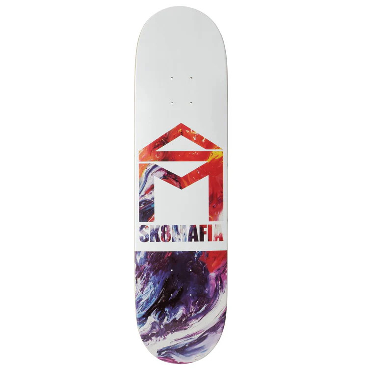Sk8mafia House Logo Oil Skateboard Deck - 8.00