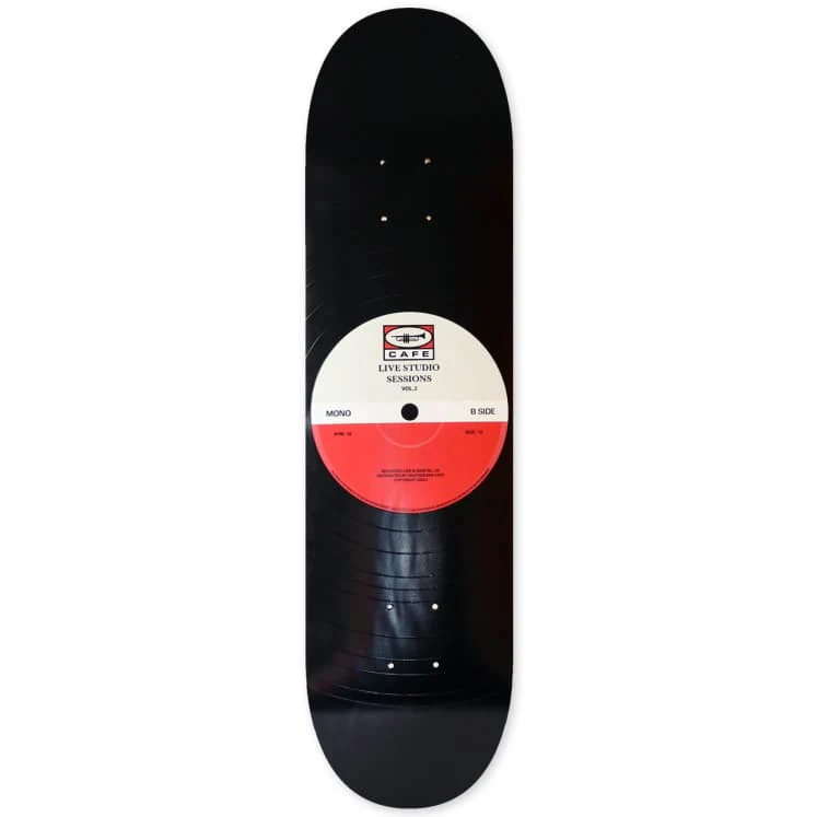 Skateboard Cafe 45 Grey/Cardinal Skateboard Deck - 8.25