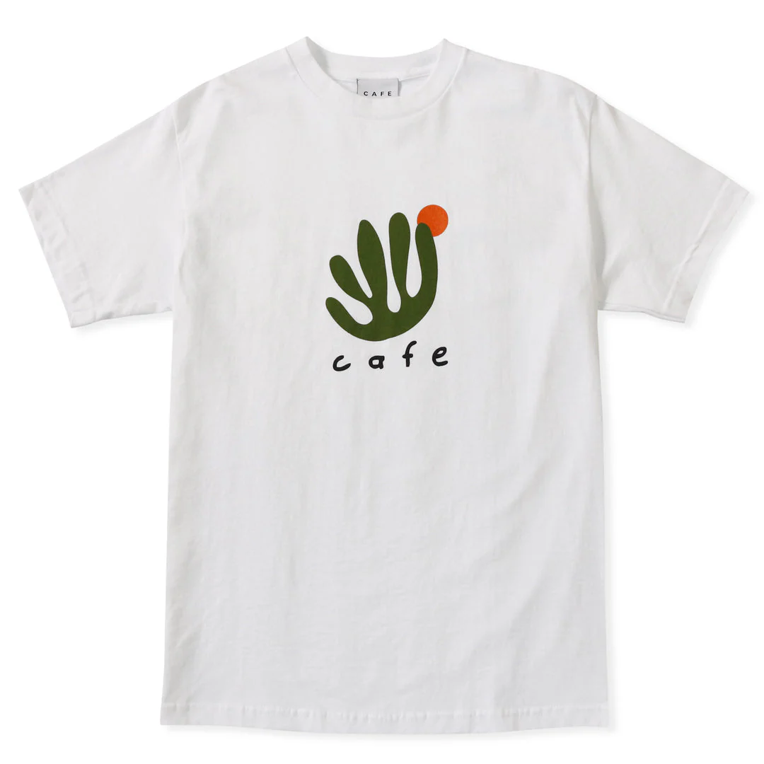Skateboard Cafe April Tee - White