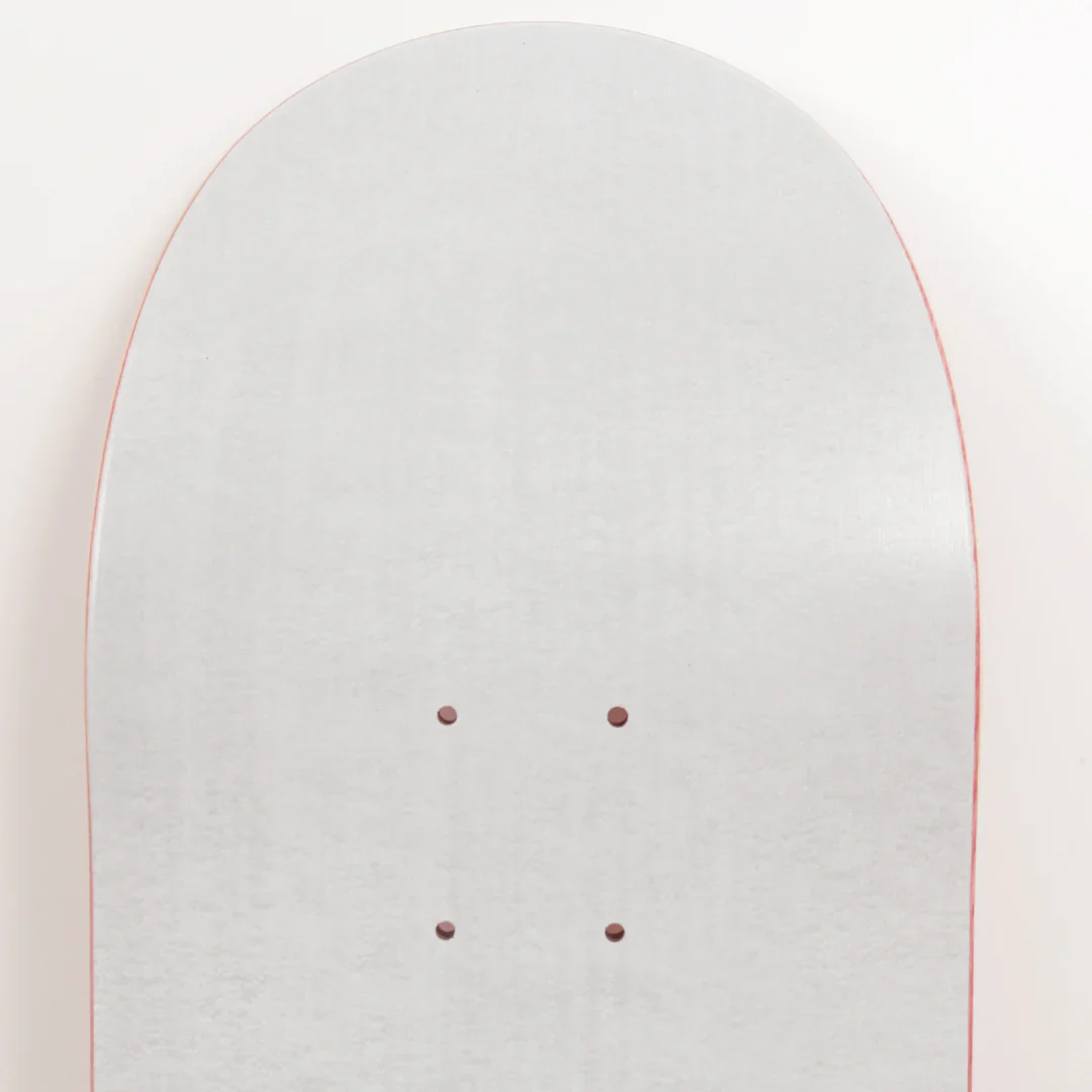 Skateboard Cafe Dance Circle By April Rugs Skateboard Deck 8.38 - White - Image 3
