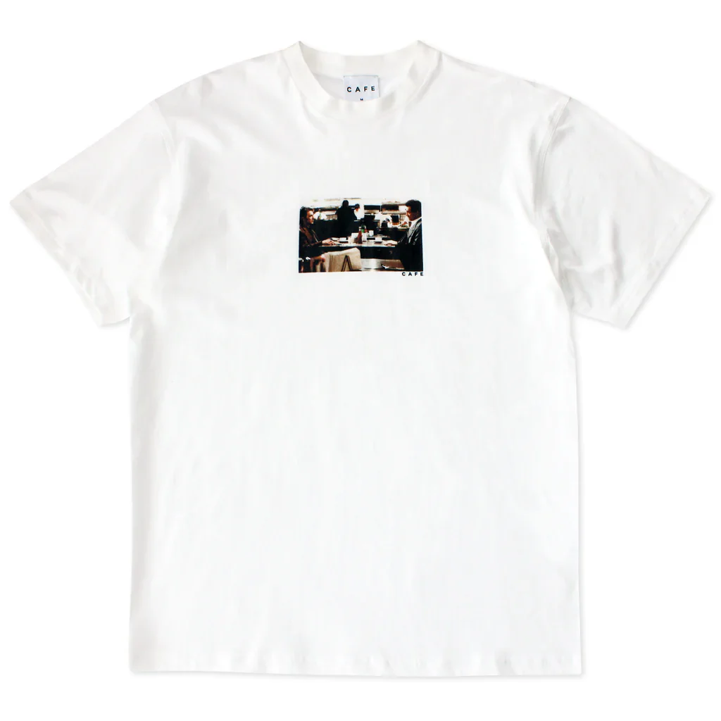 Skateboard Cafe Diner Tee White