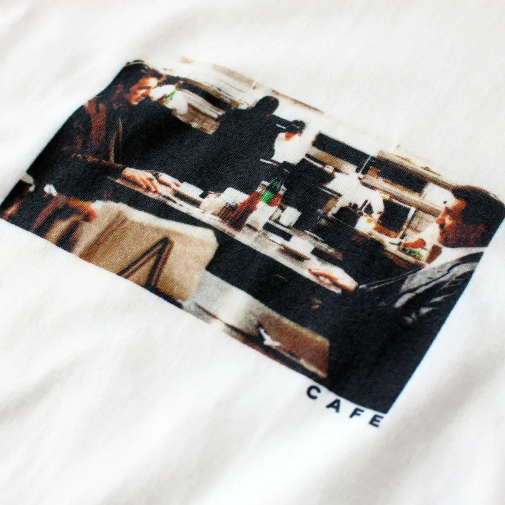 Skateboard Cafe Diner Tee White - Image 2