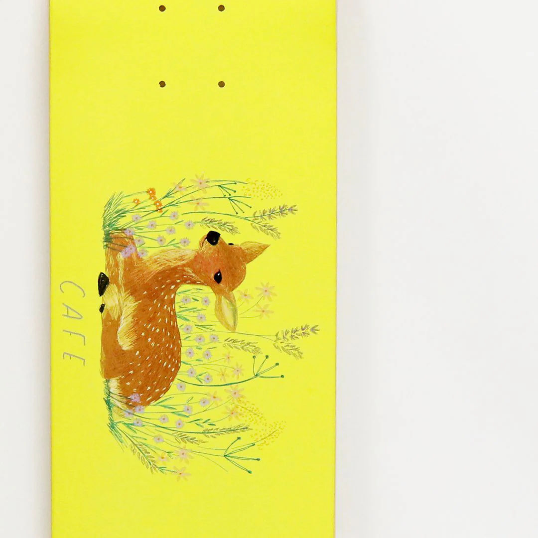 Skateboard Cafe Doe Banana Yellow Skateboard Deck - 8.00 - Image 2