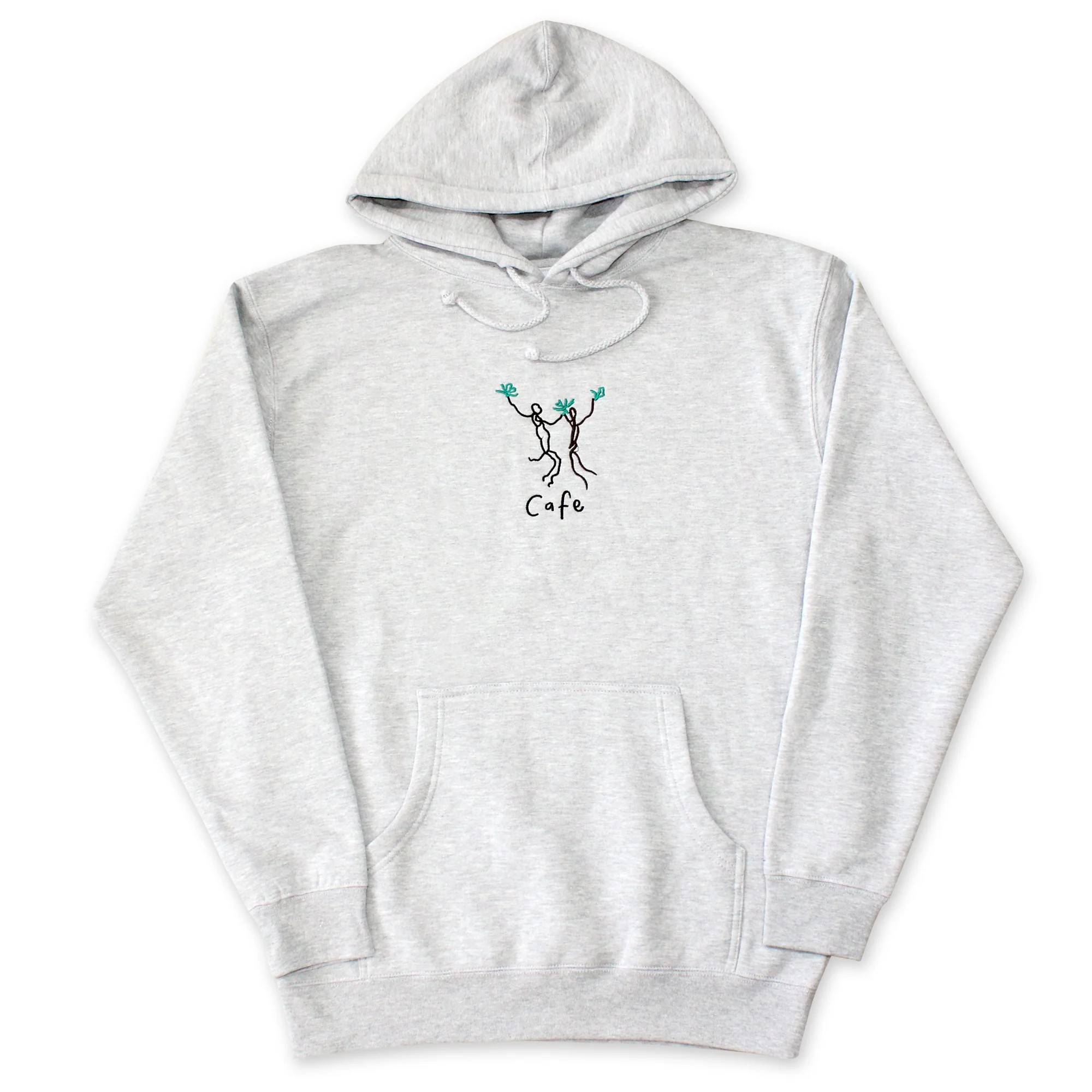 Skateboard Cafe Unity Embroidered Hood - Heather Grey