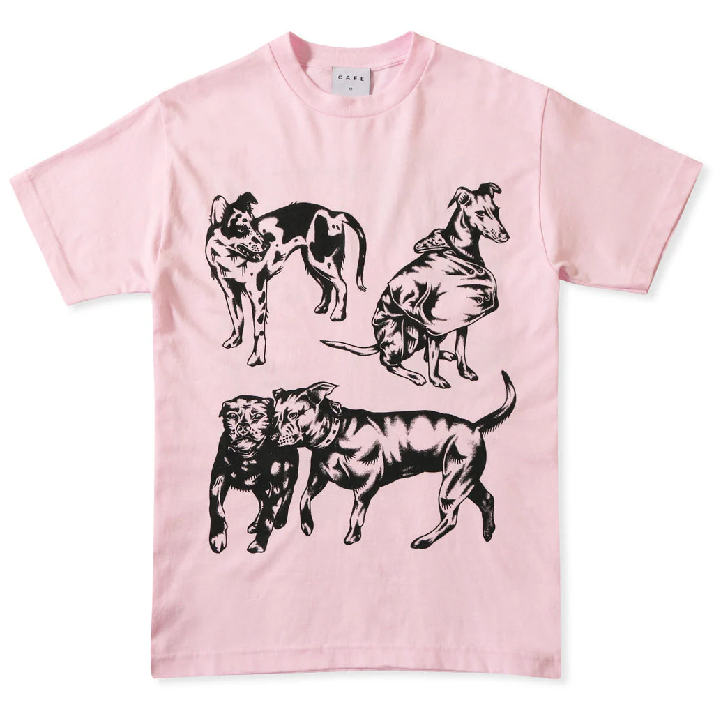 Skateboard Cafe Pooch Tee - Pink