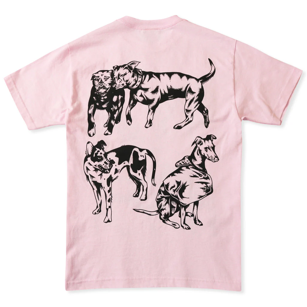 Skateboard Cafe Pooch Tee - Pink - Image 2