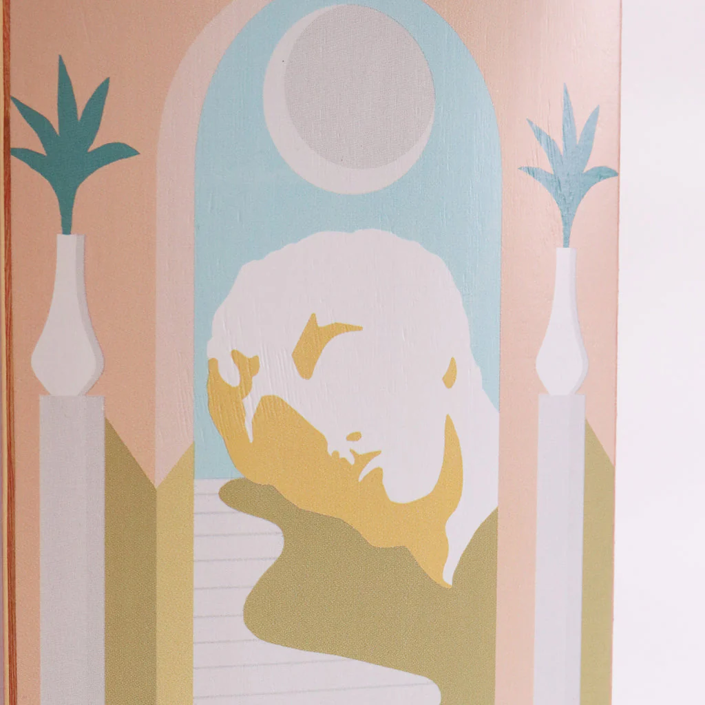 Skateboard Cafe Deck Ozymandias Skateboard Deck - 8.5 (Peach) - Image 2