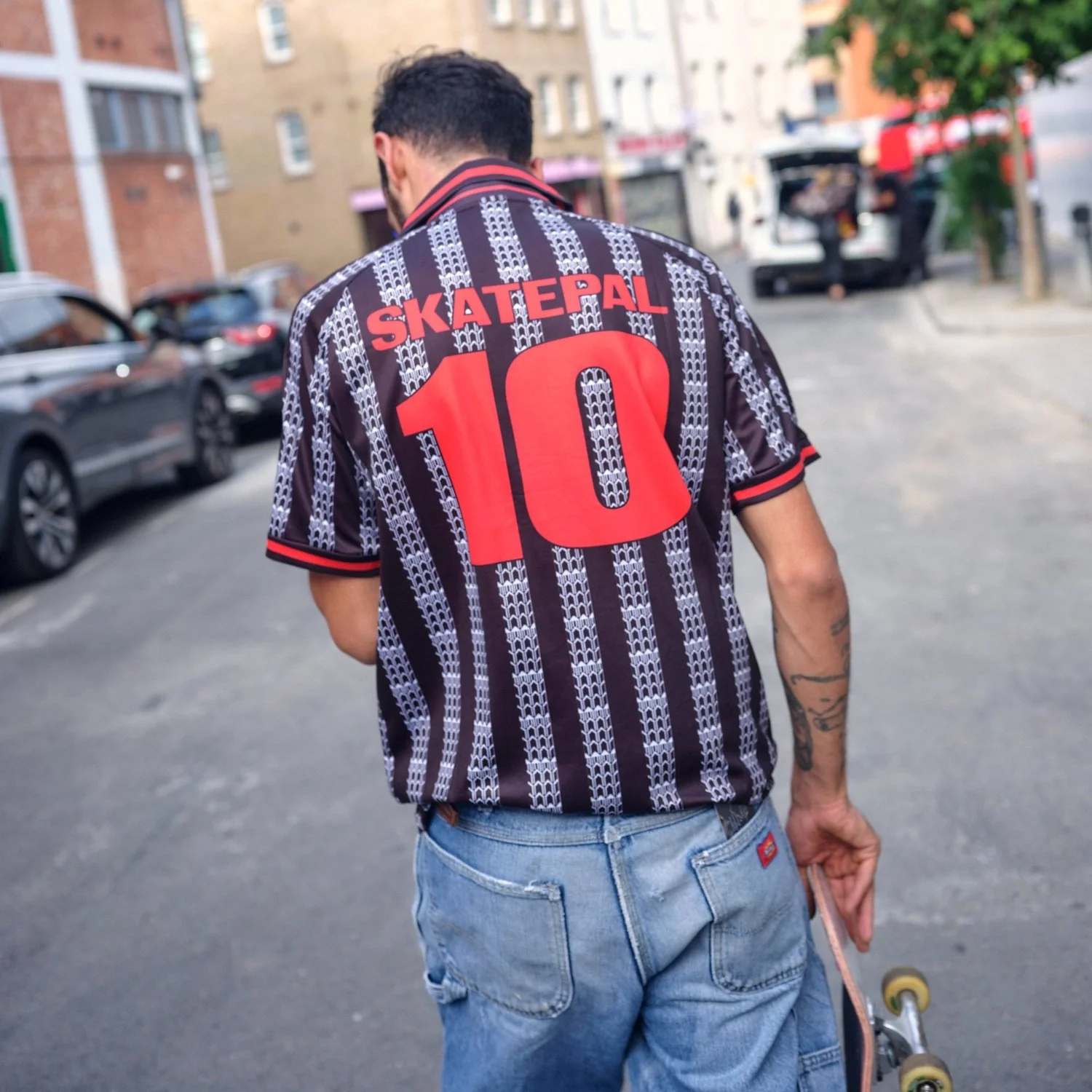 SkatePal 10 Year Anniversary Football Shirt - Image 2