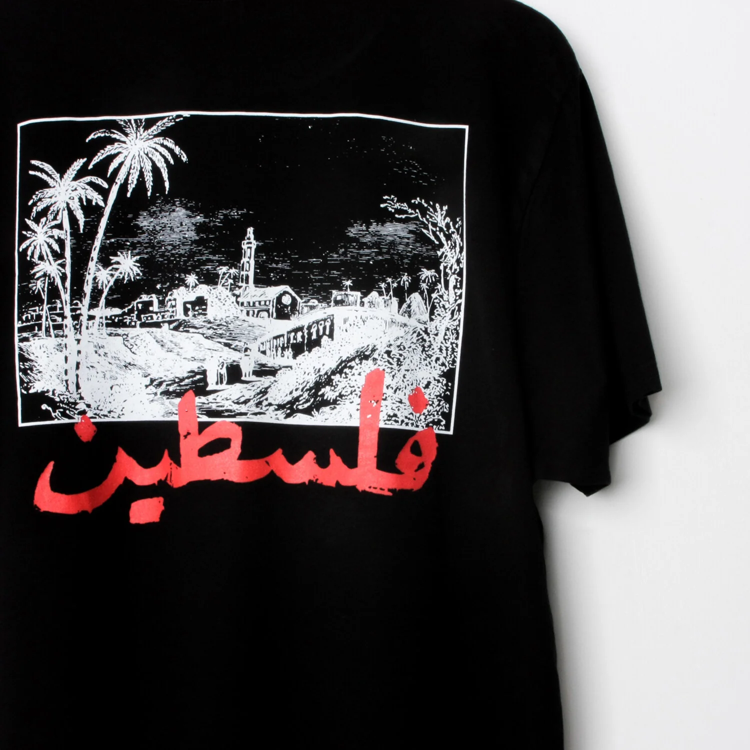 SkatePal Palms Tee - Black - Image 3