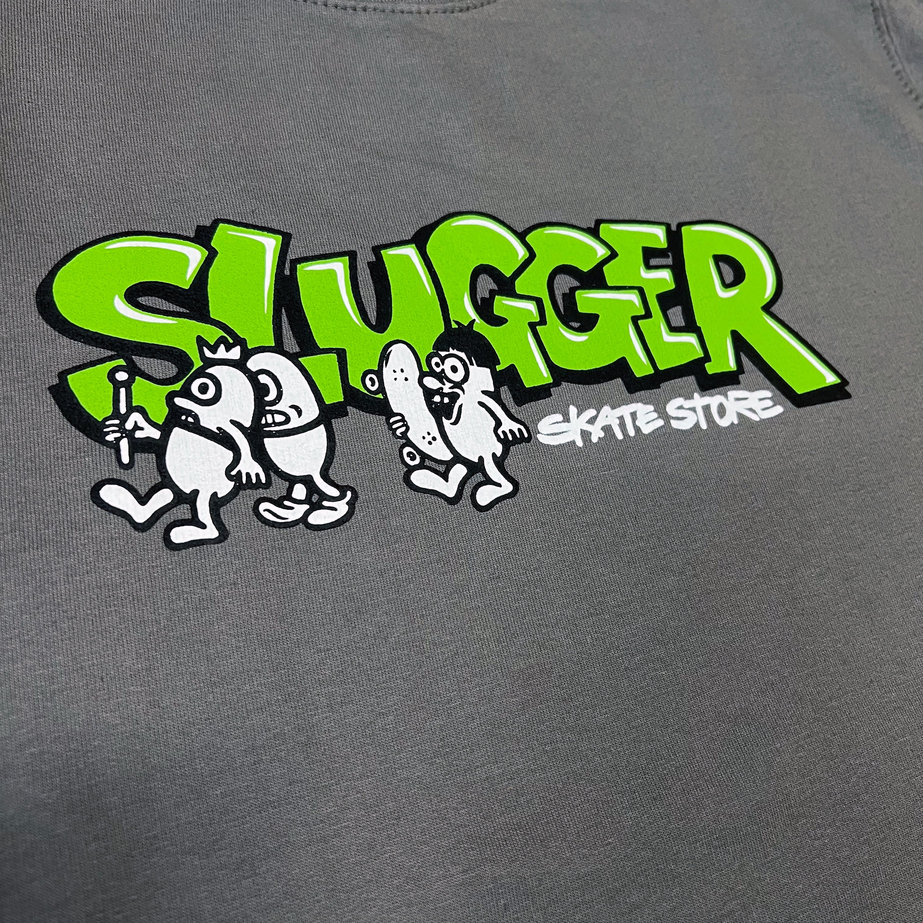 Slugger Jacob Logo Crew - Steel Grey - Image 3